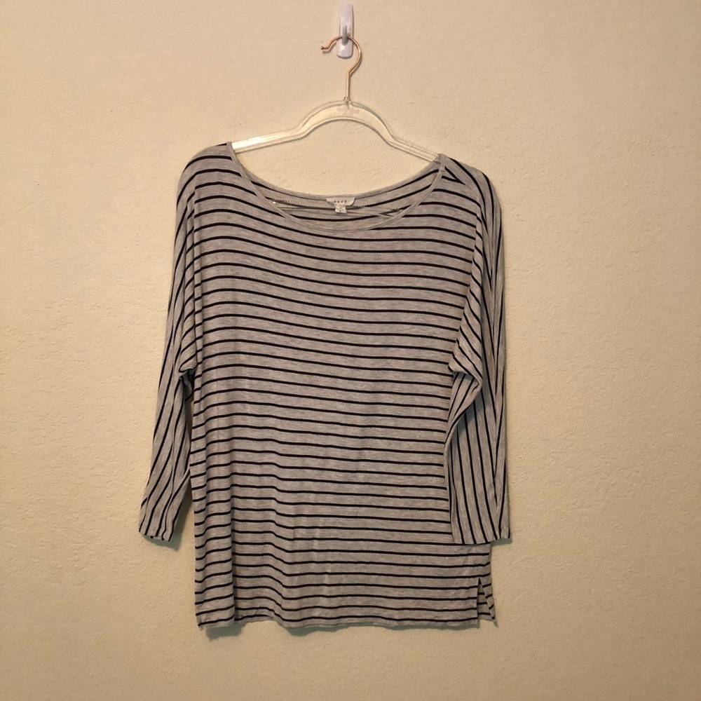 Joie Soft Dolman Sleeve Striped Long Sleeve Tee S
